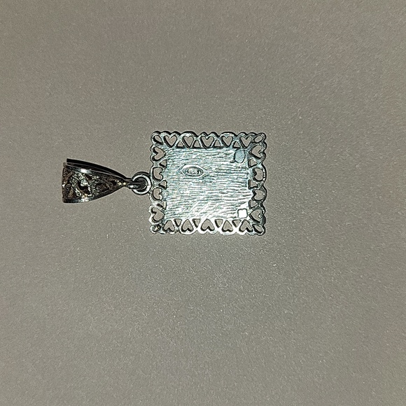 📿❣️Sterling Silver N Initial Pendant-Solid Sterling Silver-Stamped 925❣️📿 - Picture 2 of 6